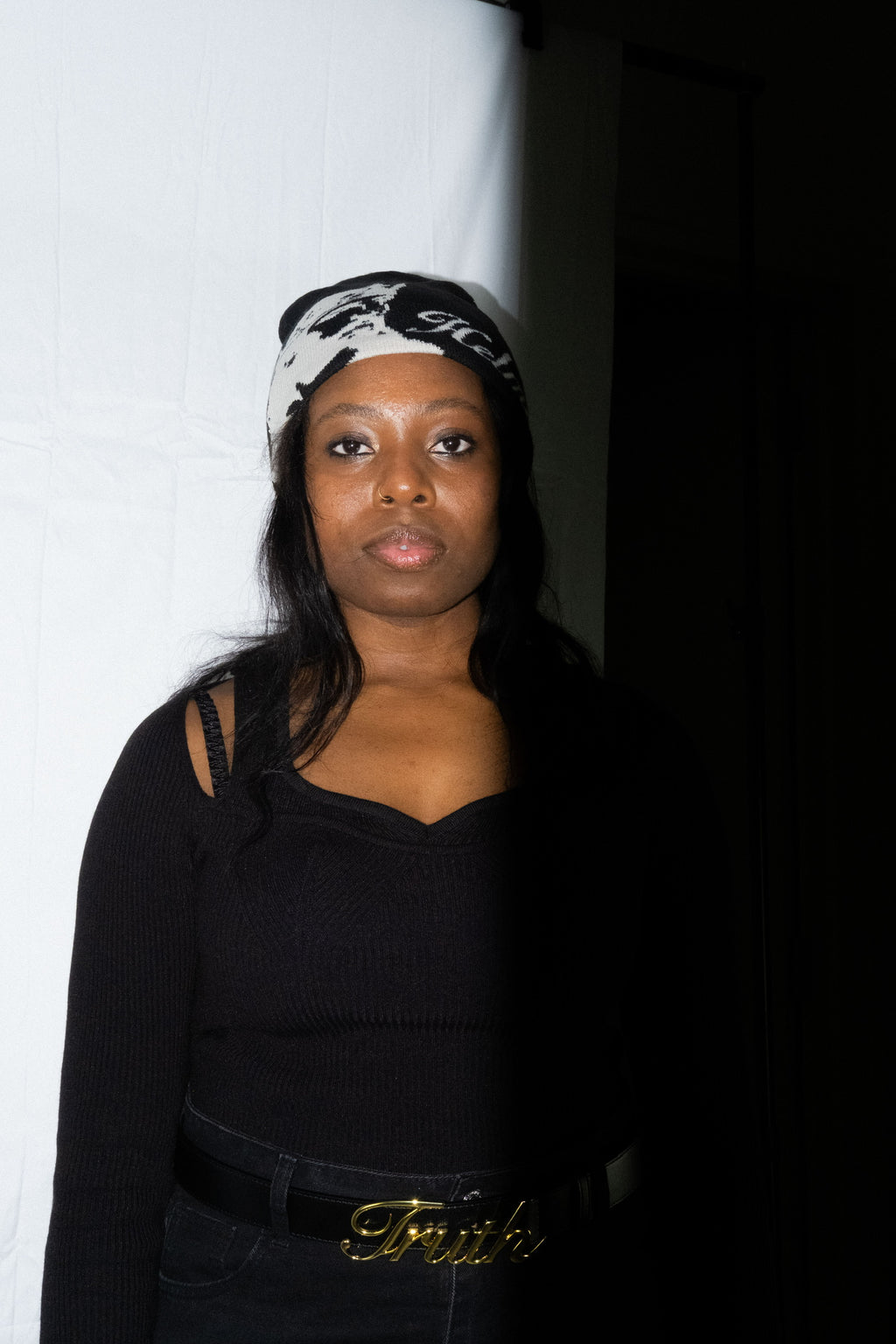 'Helmet of Salvation' Beanie in Black