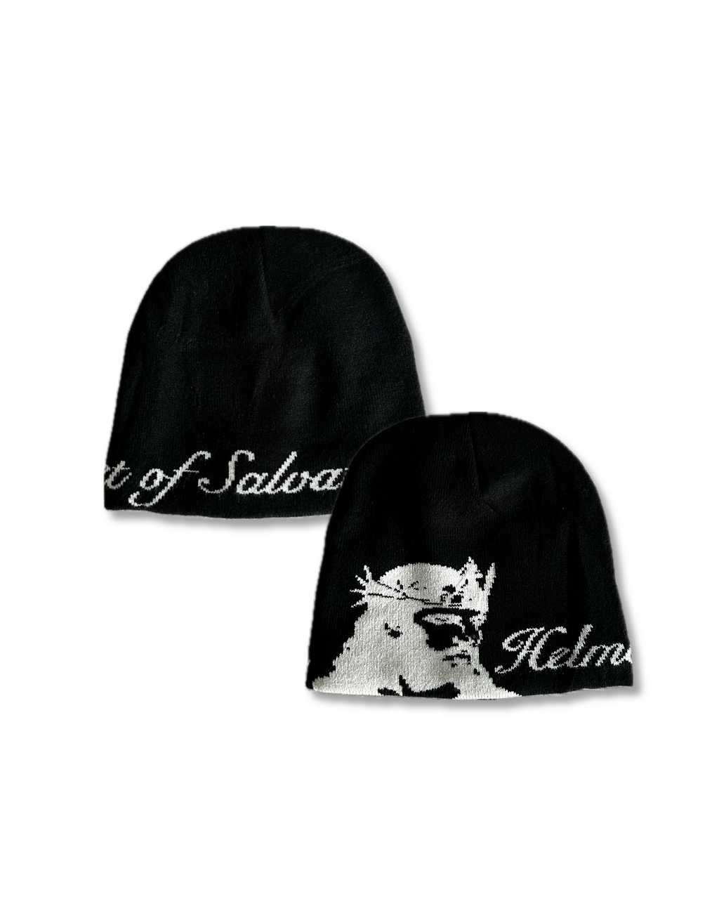 'Helmet of Salvation' Beanie in Black