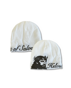'Helmet of Salvation' Beanie in White