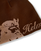 'Helmet of Salvation' Beanie in Brown