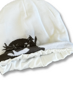 'Helmet of Salvation' Beanie in White