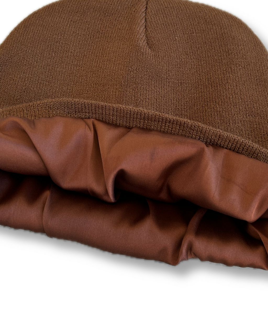 'Helmet of Salvation' Beanie in Brown