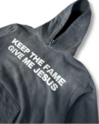 'JESUS VS FAME' Hoodie in Black